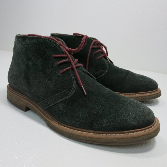 1901 Suede Leather Chukka Boots Comfoort Dress Footwear Shoes Men's 9.5 M - Picture 2 of 6